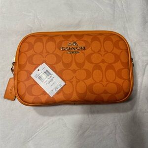 Coach Signature Orange Jamie Camera Bag